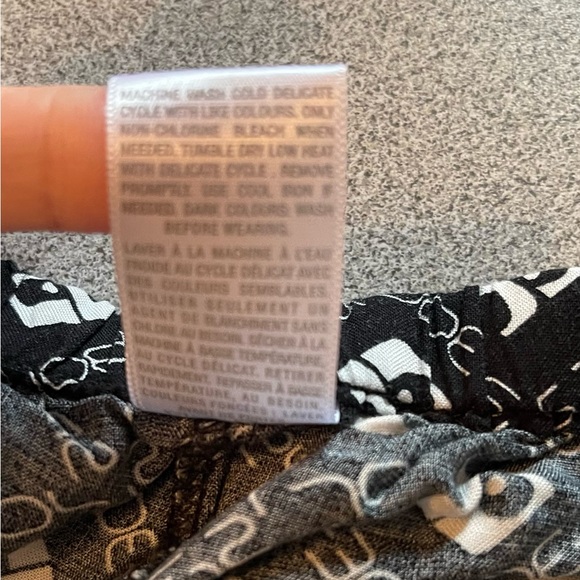 Joe’s Jeans Black & White Sleep Shorts Size Large - Picture 5 of 9